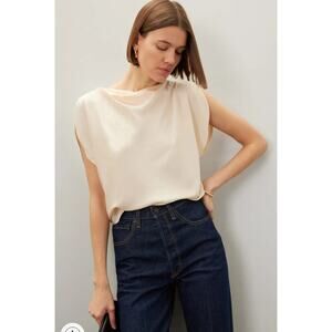 A.L.C. Nadia Off-white Polyester Top
